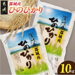 ふるさと納税 都城産ひのひかり10kg(5kg×2袋)〔21-N5-002-10kg〕_(都城市) 都城産 お米 10kg 5kg2袋 ひのひかりお弁当 おにぎり 宮崎県都城市