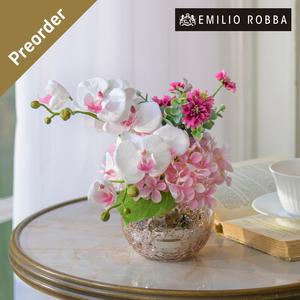 ふるさと納税 【母の日専用】アートフラワー エミリオ・ロバ　ファレノプシスリップピンクL26 母の日 ギフト 造花 プレゼント 三重県名張市