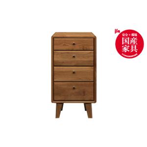 ふるさと納税 kumukumu42-4段キャビチェスト　WN色【諸富家具】：C217-003 佐賀県佐賀市