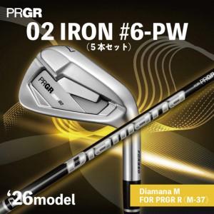 ふるさと納税 ゴルフクラブ プロギア 2026 02 アイアンセット #6-PW R(M-37) カ...