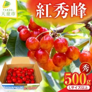 ふるさと納税 さくらんぼ 紅秀峰 500g 山形 紅秀峰 08-02-002 山形県天童市