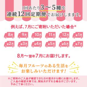 ふるさと納税 【定期便】フルーツセット(12回...の詳細画像2