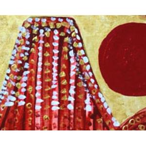 ふるさと納税 絵画 富士山溶岩パワーアート「開...の詳細画像1