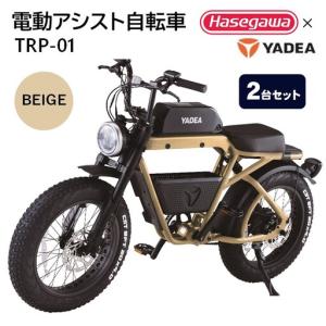 ふるさと納税 【２台セット】電動アシスト自転車 TRP-01 ベージュ 電動 自転車 バイク 移動 アシスト 油圧ディスク 液晶 500W 前後サスペンショ.. 兵庫県西脇市