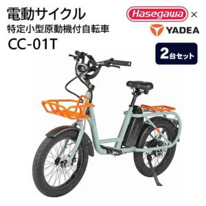 ふるさと納税 【特定小型原動機付自転車】【２台セット】運転免許不要 電動サイクル CC-01T【ハセガワモビリティ×YADEA】 兵庫県西脇市