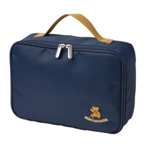 ふるさと納税 F167（紺）ミキハウス おむつポーチ（紺）【ベビー ベビー用品 赤ちゃん 乳児 オムツ 小物入れ ポーチ mikihouse 大阪府 八尾】 大阪府八尾市