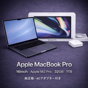 ふるさと納税 【厳選整備済｜法人リースアップ品】MacBook Pro 16インチ M2 Pro/ 32GB / 1TB｜★美品・動作確認済｜★化粧箱付き【現品限り】.. 神奈川県秦野市
