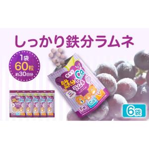 ふるさと納税 しっかり鉄分ラムネ 6袋 550m...の商品画像