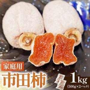 ふるさと納税 家庭用！ 南信州産 市田柿 約1kg（500g×2袋）※2026年12月中旬〜発送開始予定※　訳あり 干し柿 柿 ドライフルーツ フルーツ .. 長野県豊丘村