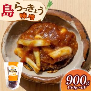 ふるさと納税 【期間限定発送】らっきょう いえじま便 島らっきょう 味噌 150g 6個 セット 沖縄県伊江村