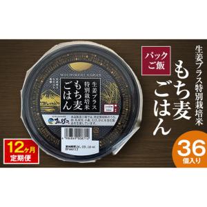 ふるさと納税 パックご飯 生姜プラス特別栽培米 もち麦ごはん 36個入り 12ヶ月定期便 静岡県 袋井 静岡県袋井市