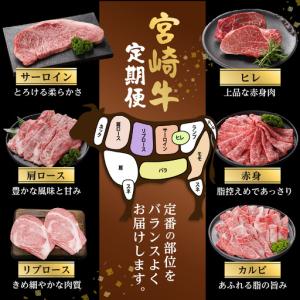 ふるさと納税 ≪4回お届け≫宮崎牛1頭定期便〔...の詳細画像1