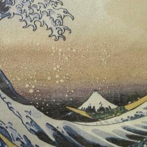 ふるさと納税 写真織絵画(神奈川沖浪裏) シル...の詳細画像1
