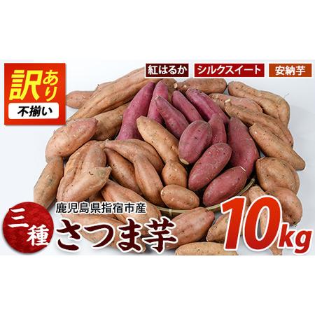 ふるさと納税 【2025年11月上旬頃〜順次発送】＜訳あり・不揃い＞さつまいも3種(紅はるか・シルク...