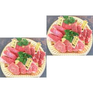 ふるさと納税 ttn199土佐あかうし焼肉3種盛　1人前(200g)×2P 高知県土佐町