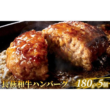 ふるさと納税 長萩和牛ハンバーグ　180g×5個 山口県萩市