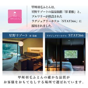 ふるさと納税 【甲州羽毛ふとん】定期便(年6回...の詳細画像2