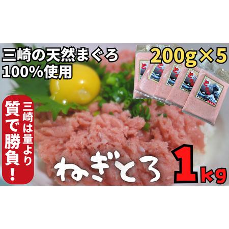 ふるさと納税 A12-036 【防腐剤、着色料不使用】自家製とろみ（ねぎとろ用）合計１キロ！本物の味...