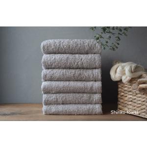 ふるさと納税 015B009 おぅ！え〜やんフェイスタオルグレー6枚組