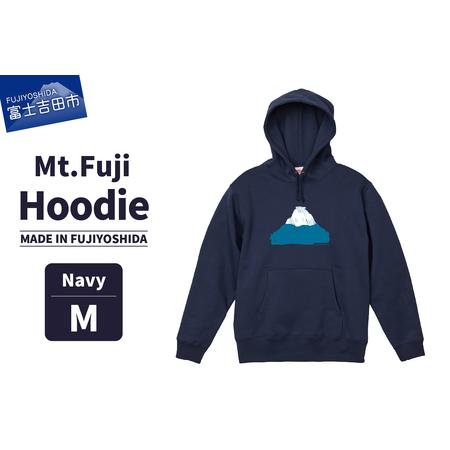 ふるさと納税 Mt.Fuji Hoodie《MADE IN FUJIYOSHIDA》Navy Mサイ...