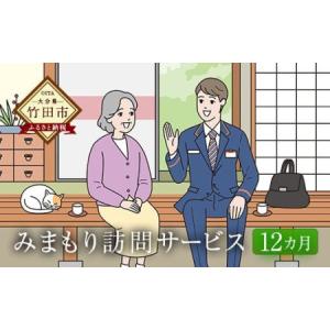 ふるさと納税 みまもり訪問サービス （12カ月）郵便局のみまもりサービス 代行 見守り 大分県竹田市