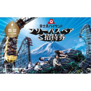 ふるさと納税 富士急ハイランド  フリーパスペアご招待券