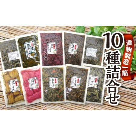 ふるさと納税 《たっぷり徳用！》【オール国産原料】漬物食べ比べセット（全10種類入り） F20C-1...