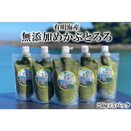 ふるさと納税 AE140 有明海産 無添加めかぶとろろ（250g×5パック） 長崎県島原市