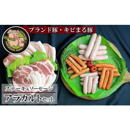 ふるさと納税 【ブランド豚・キビまる豚】ステーキ＆ソーセージ　アラカルトセット 沖縄県八重瀬町