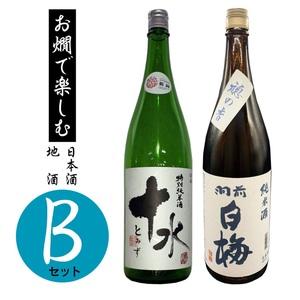 ふるさと納税 お燗で楽しむＢセット　1800ml×2本　【大山 特別純米酒 十水】【羽前白梅 純米酒 穂の香】日本酒　山形県鶴岡市　K30-872　| .. 山形県鶴岡市
