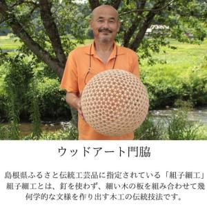 ふるさと納税 亀甲丸籠組照明用傘 大 [高島屋...の詳細画像3