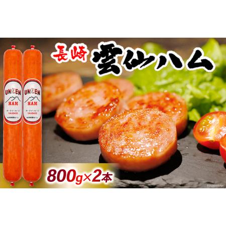 ふるさと納税 FD193 雲仙ハム ソーセージ 大800g×2本 [長崎県 島原市]レビューキャンペ...