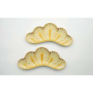ふるさと納税 幸楽窯 招福長皿 白松(2ヶセッ...の詳細画像2