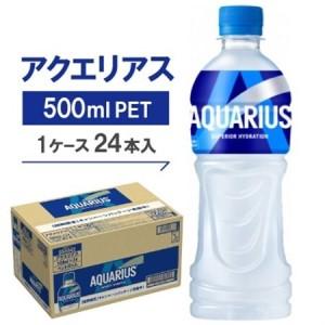 ふるさと納税 アクエリアス500mlPET 24本入_飲料・ドリンク ジュース _【1137155】 京都府久御山町