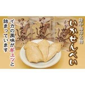 ふるさと納税 【いかの風味】いかせんべい 10枚入り 岩...