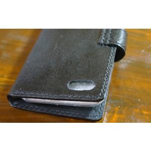 ふるさと納税 本革製手帳型iPhoneカバー ...の詳細画像1