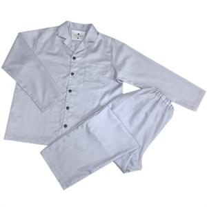 ふるさと納税 【シングル】カバー掛・敷・枕＆パジャマ(男女兼用XLサイズ)4点セット　色シルバースカイ抗菌防臭加工【1215679】 大阪府和泉市