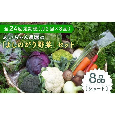 ふるさと納税 【8品 / 24回定期便】農薬に頼らない！カラダにやさしい「よしのがり野菜」セット（シ...