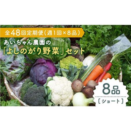 ふるさと納税 【8品 / 48回定期便】農薬に頼らない！カラダにやさしい「よしのがり野菜」セット（シ...