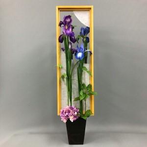 ふるさと納税 現代の名工・河合透プロデュース！フラワーアレンジメント 「花しょうぶ デザインvol.5」 滋賀県彦根市