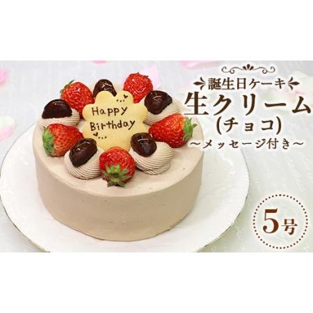 ふるさと納税 苺屋 誕生日ケーキ 生クリーム(チョコ)5号 メッセージ付き it-0066 高知県香...