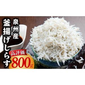 ふるさと納税 【鮮度抜群】釜揚げしらす 800g 小分け 大阪府泉佐野市