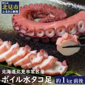 ふるさと納税 北海道北見市常呂産 ボイル水タコ足 約1kg前後 ( 海鮮 たこ 水タコ )【091-...