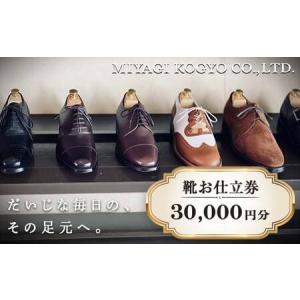 ふるさと納税 【宮城興業のオーダーメイド靴お仕立券30】 1枚 30,000円