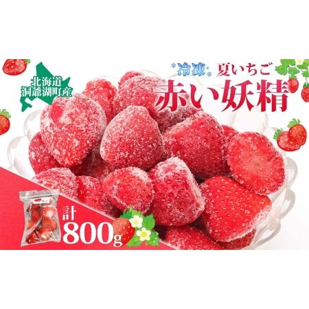 ふるさと納税 役に立ちます 冷凍カット果物 いちご100g×8袋 北海道洞爺湖町