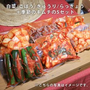 ふるさと納税 キムチ 5種 (きゅうり らっき...の詳細画像1