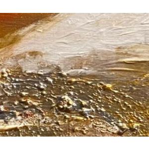 ふるさと納税 富士山溶岩パワーアート「令和黄金...の詳細画像2