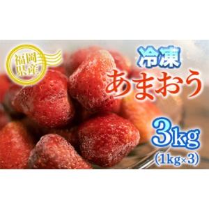 ふるさと納税 福岡県産 冷凍あまおう 3kg（1kg×3）TY016 福岡県宇美町