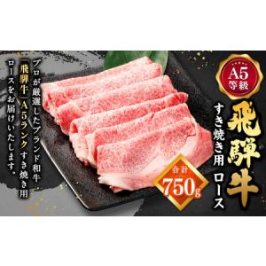 ふるさと納税 飛騨牛 A5 等級 すき焼き 用（ ロース 750g ） | 肉のかた山 牛肉 冷凍 M48S25 岐阜県美濃加茂市｜furunavi