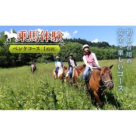 ふるさと納税 乗馬体験＜ペンケコース＞ 北海道遠軽町